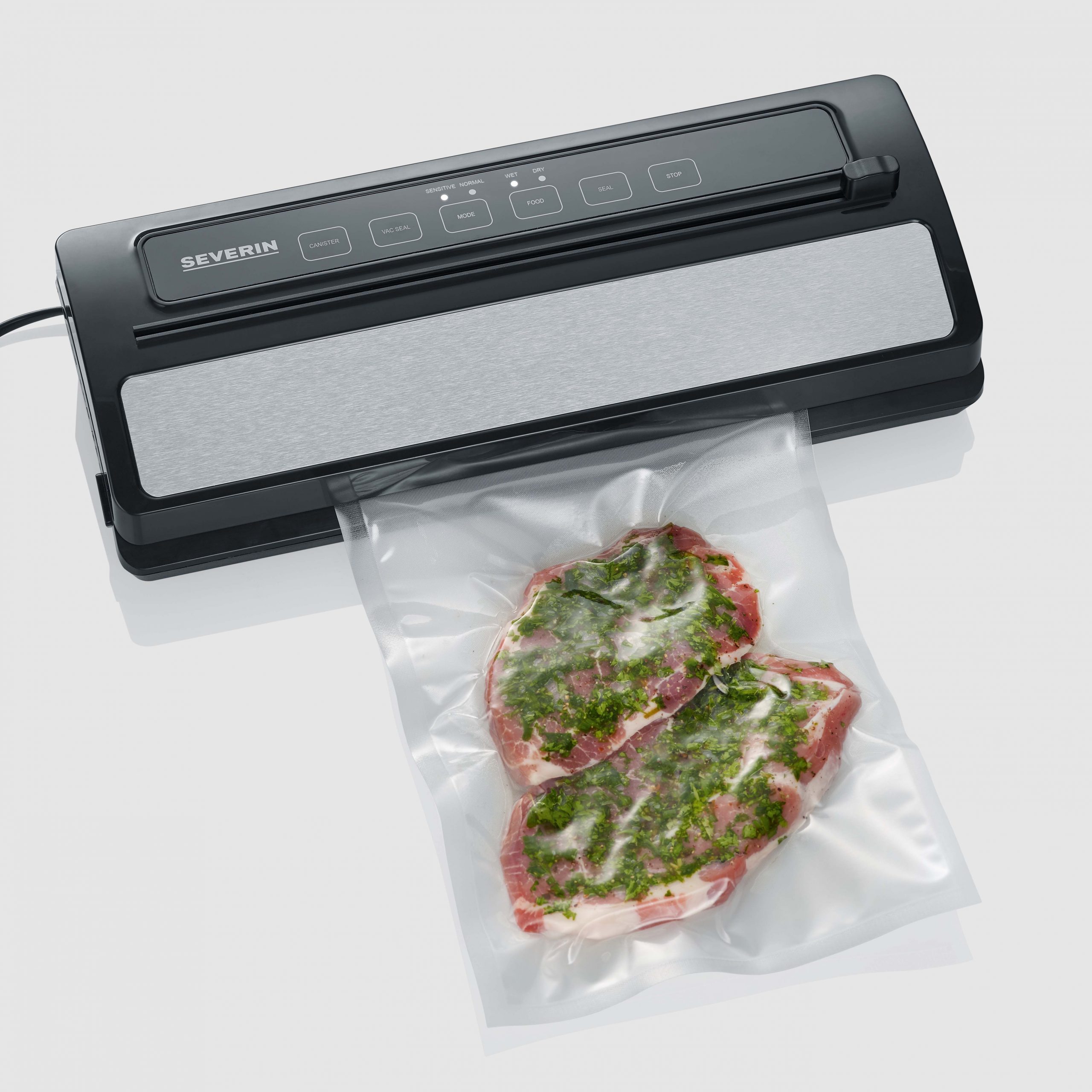 SEVERIN FS 3611 Premium Vacuum Sealer מכשיר וואקום ביתי משולב אוטומטי